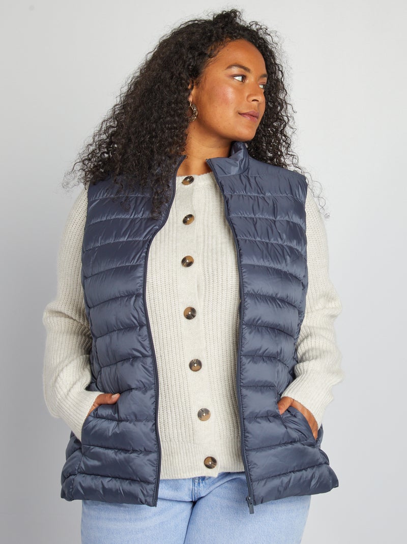 Chaleco anorak ligero AZUL - Kiabi