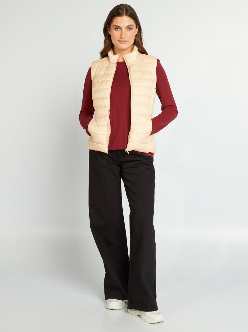 Chaleco anorak ligero BEIGE - Kiabi