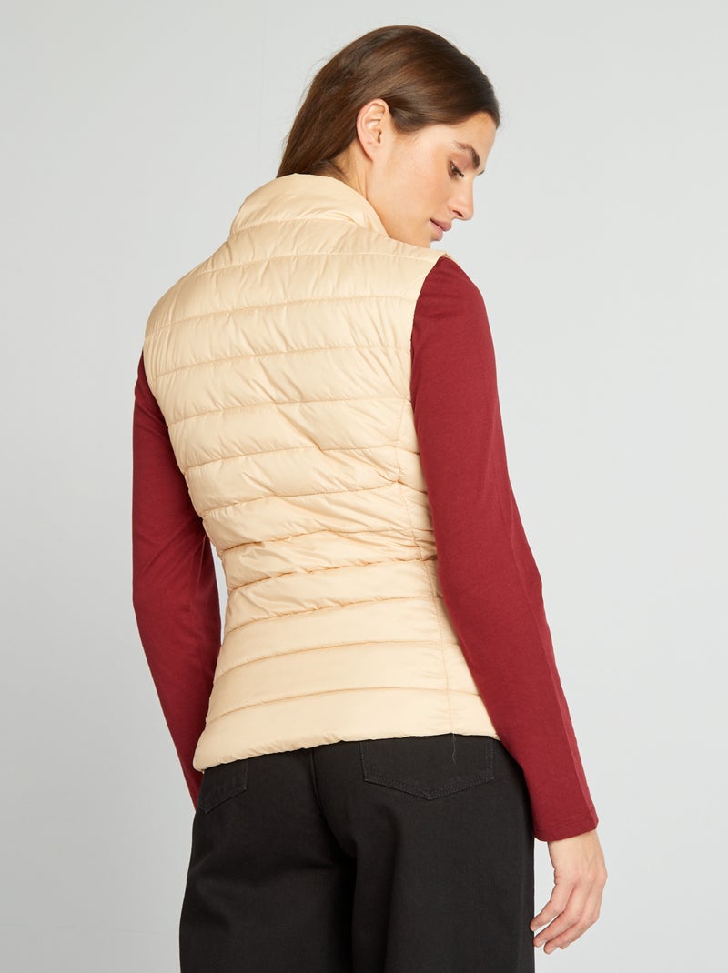 Chaleco anorak ligero BEIGE - Kiabi