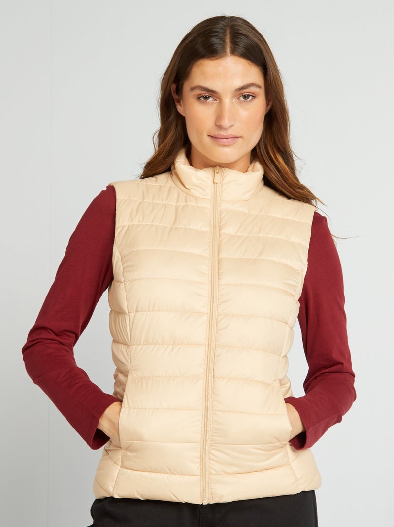 Chaleco anorak ligero BEIGE - Kiabi