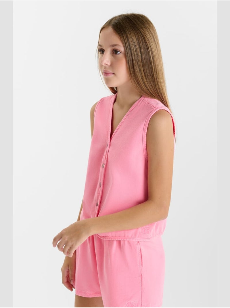 Chaleco bandolero Rosa - Kiabi