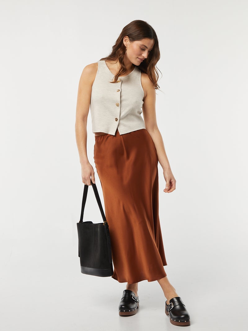 Chaleco Beige - Kiabi