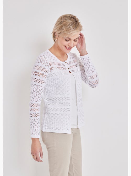 Chaleco bolero de manga larga - Afibel - Kiabi