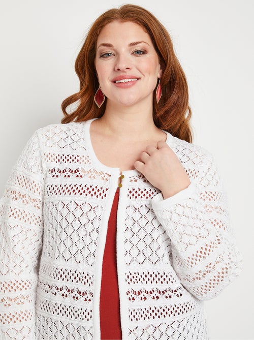 Chaleco bolero de manga larga - Afibel - Kiabi