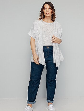 Chaleco bolero de punto brillante - Afibel