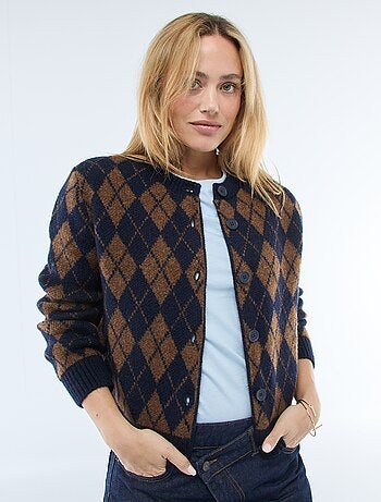 Chaleco cálido con estampado