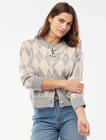 Chaleco cálido con estampado