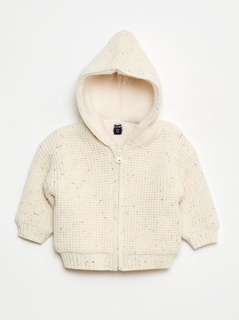Chaleco cálido de algodón Beige - Kiabi