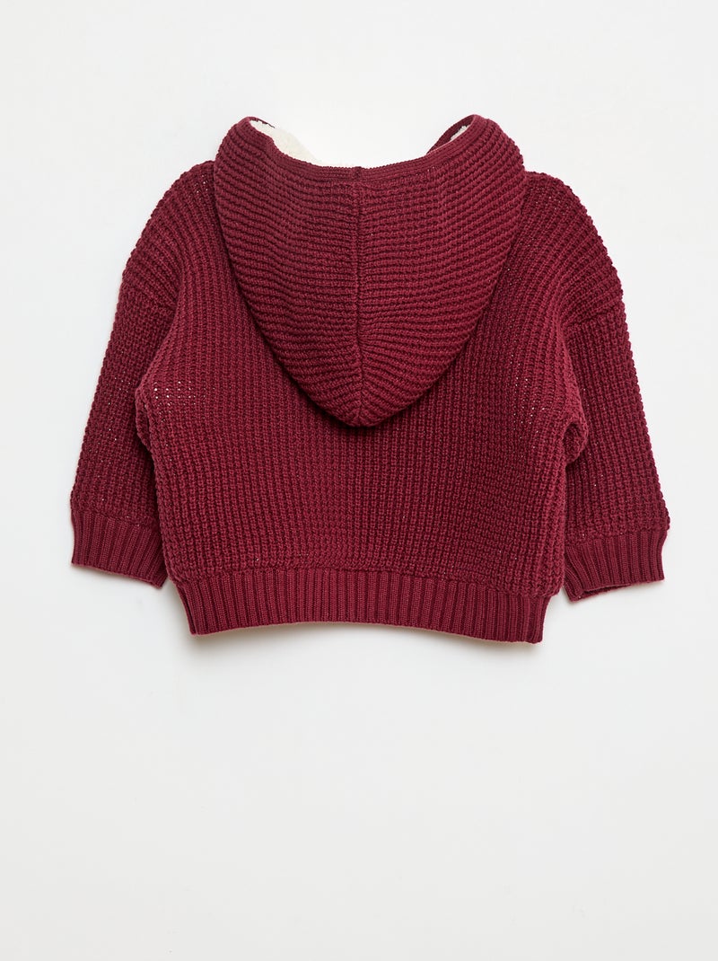 Chaleco cálido de algodón Rojo - Kiabi