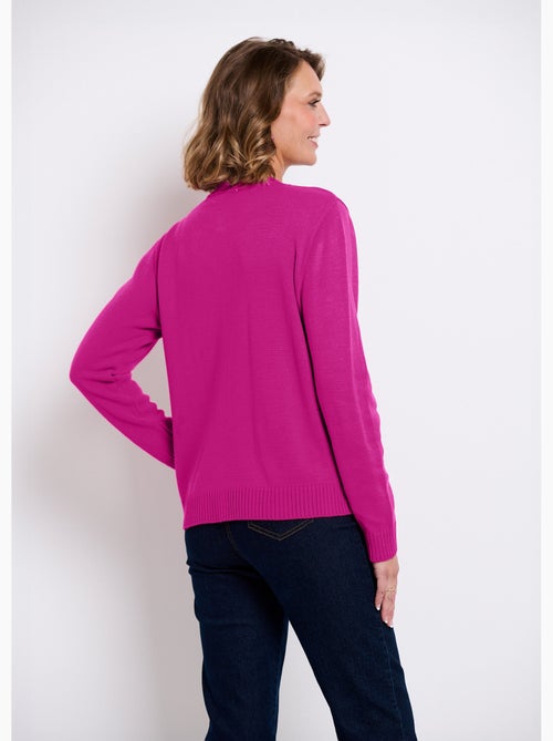 Chaleco cárdigan corto con botones - Afibel - Kiabi