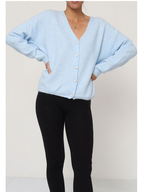 Chaleco Cardigan Kebello - Kiabi
