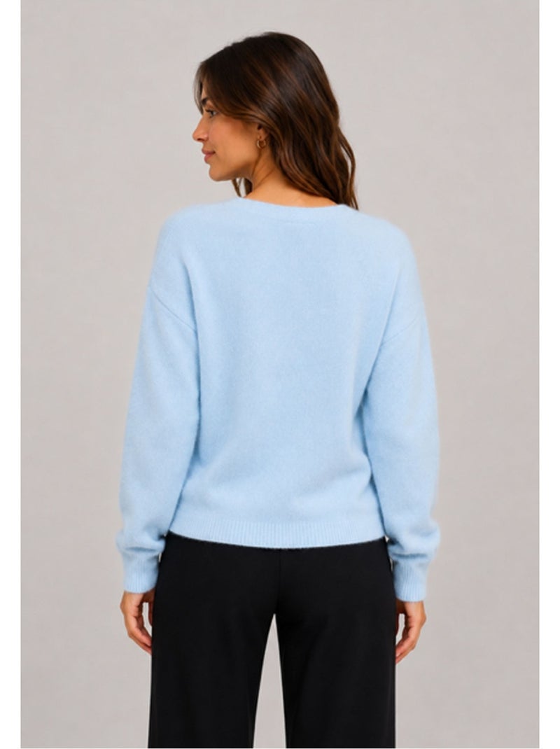 Chaleco Cardigan Kebello Azul cielo - Kiabi