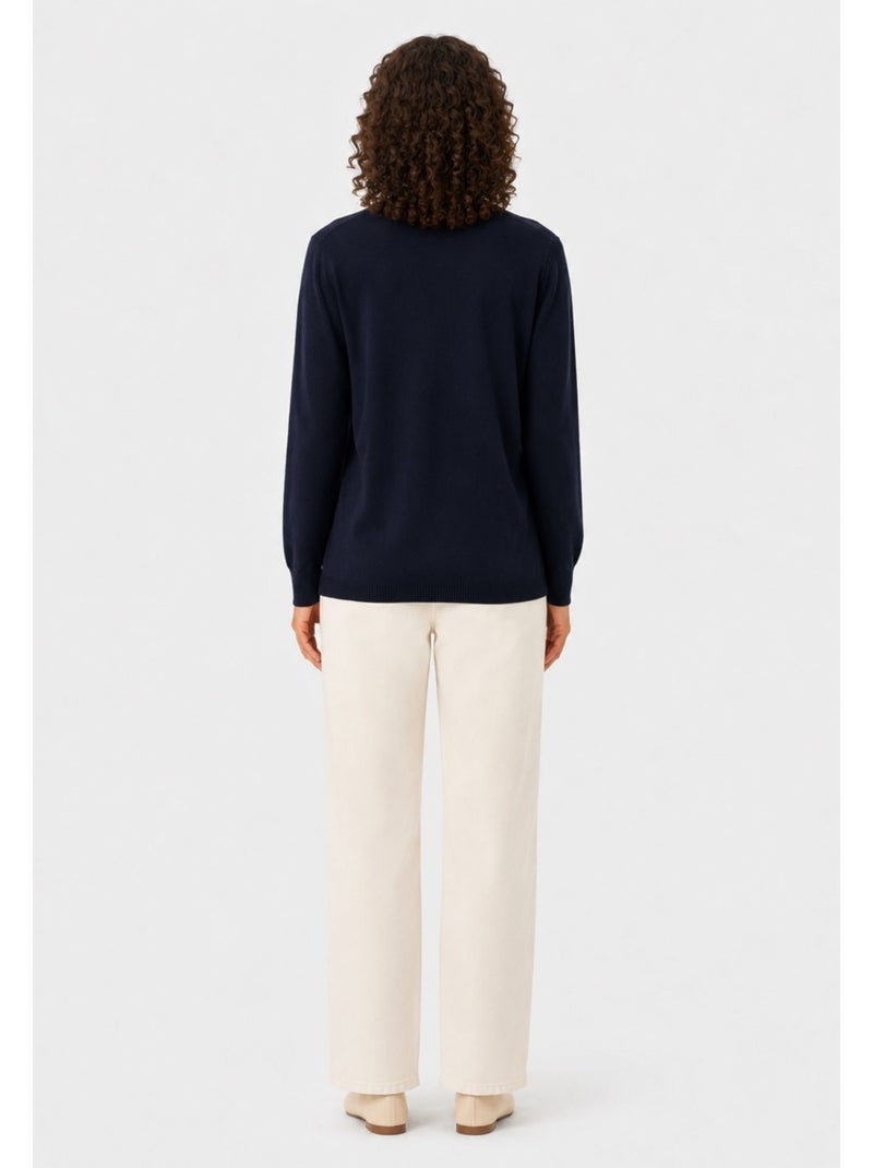 Chaleco cardigan kebello Azul marino - Kiabi