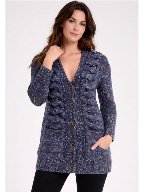 Chaleco Cardigan Kebello - Kiabi