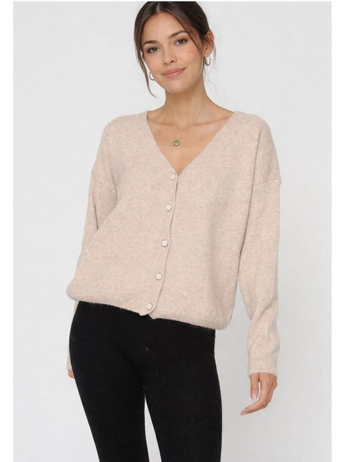 Chaleco Cardigan Kebello - Kiabi