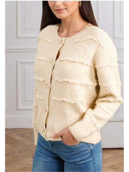 Chaleco Cardigan Kebello - Kiabi