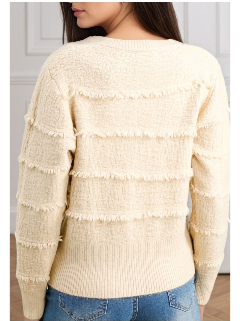 Chaleco Cardigan Kebello Beige - Kiabi