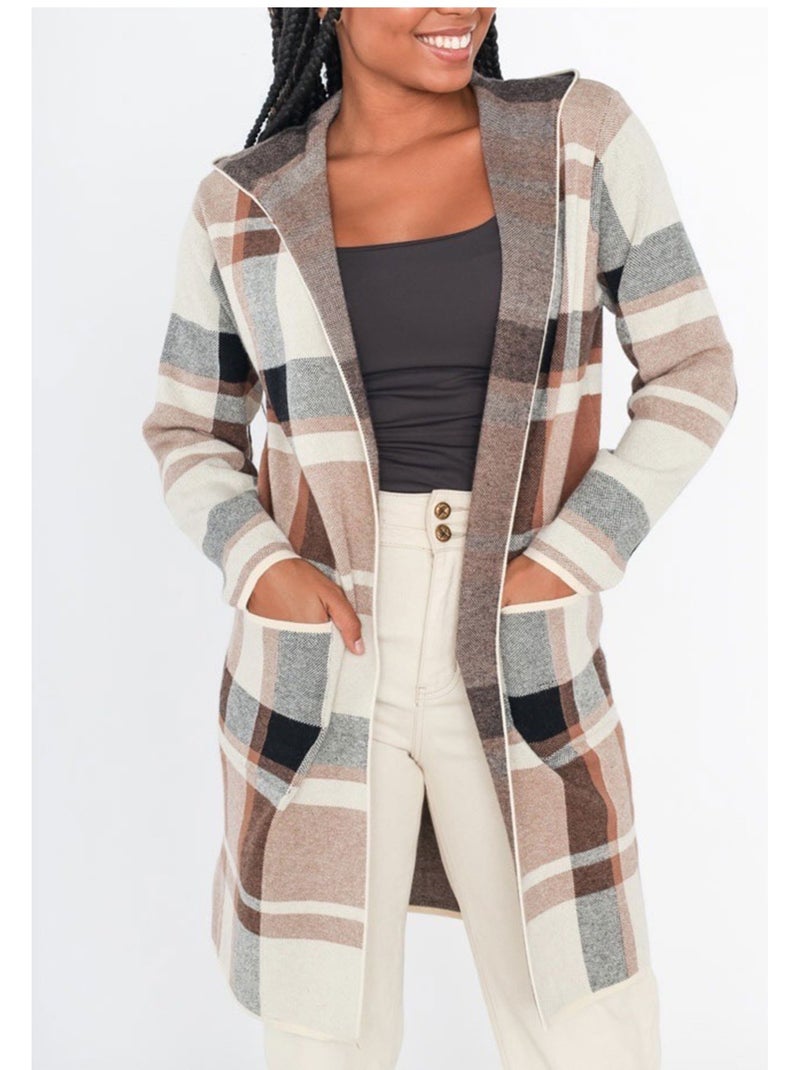 Chaleco Cardigan Kebello Beige - Kiabi