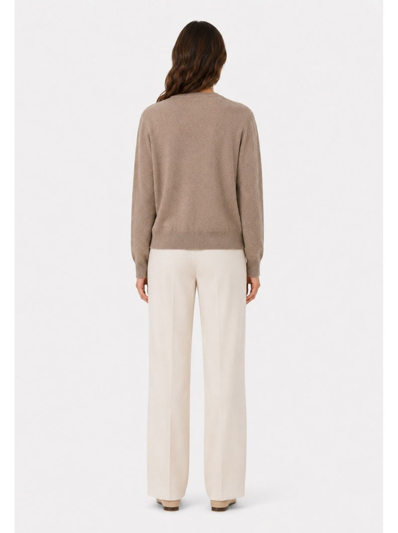 Chaleco Cardigan Kebello Beige - Kiabi