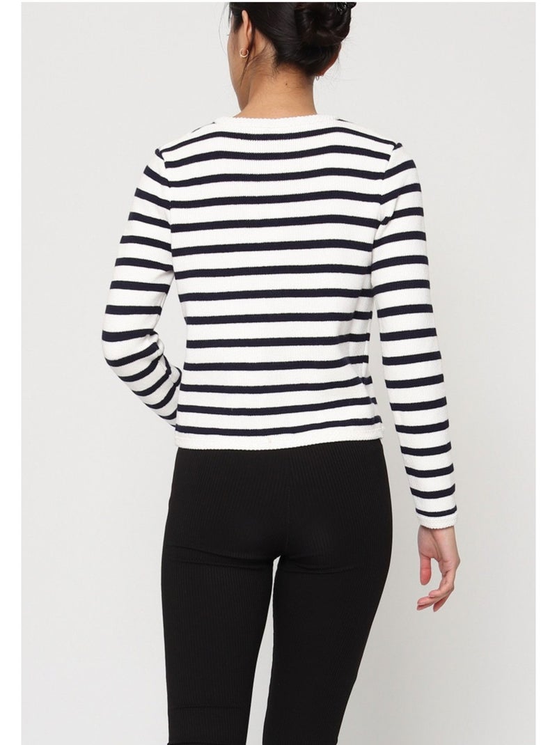 Chaleco Cardigan Kebello Blanco - Kiabi