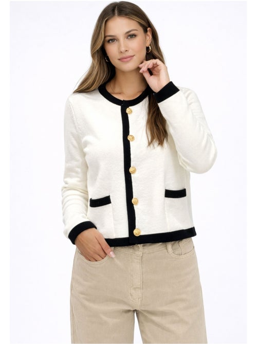 Chaleco Cardigan Kebello - Kiabi