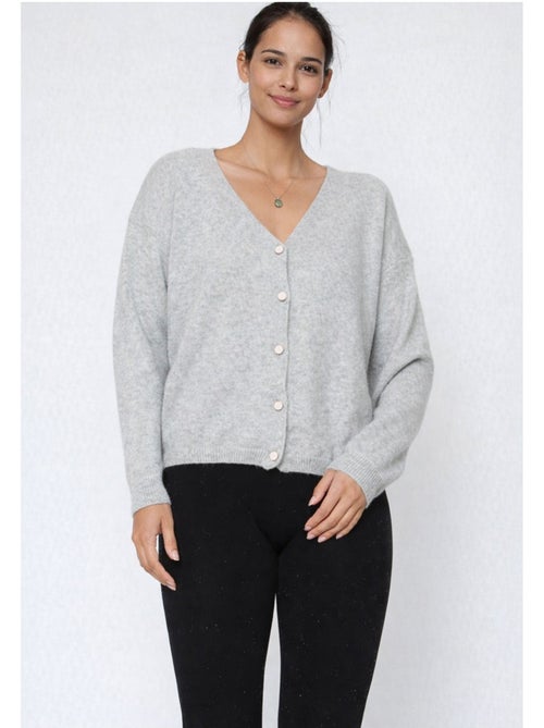 Chaleco Cardigan Kebello - Kiabi