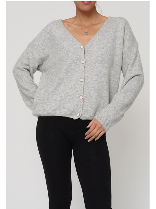 Chaleco Cardigan Kebello - Kiabi