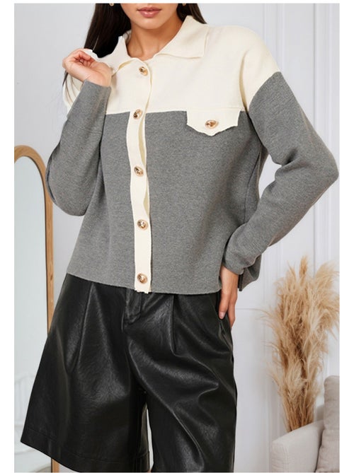 Chaleco Cardigan Kebello - Kiabi