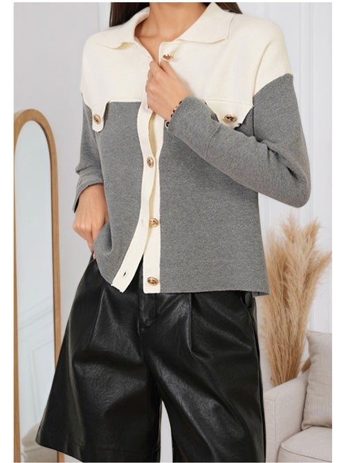 Chaleco Cardigan Kebello - Kiabi