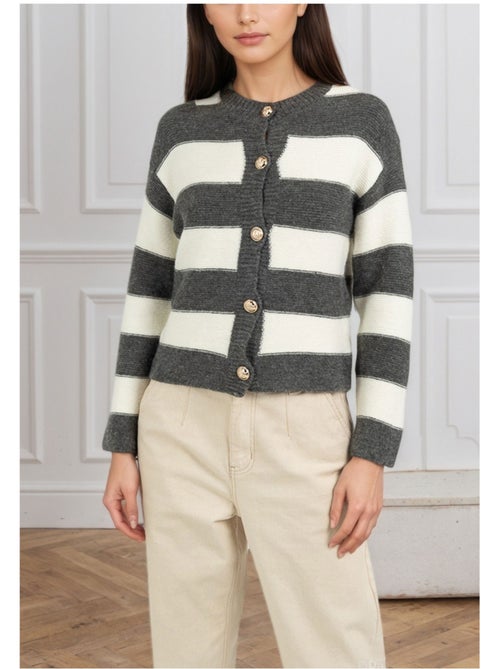 Chaleco Cardigan Kebello - Kiabi