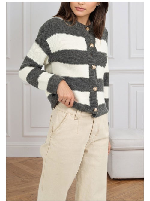 Chaleco Cardigan Kebello - Kiabi