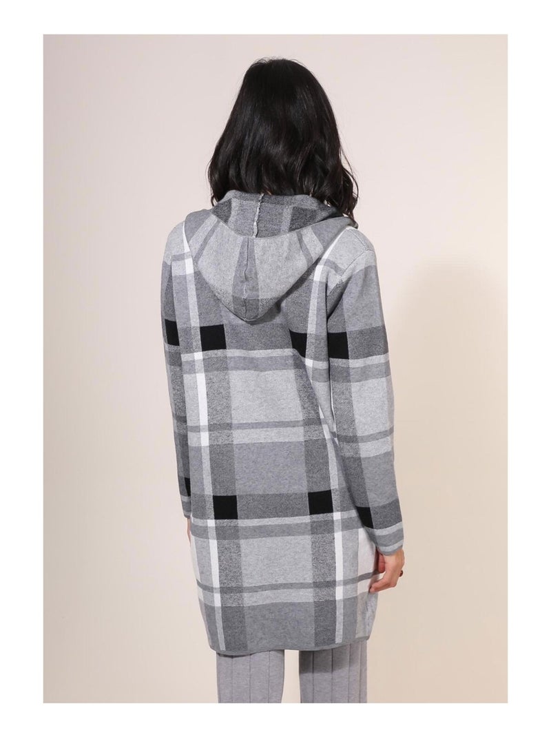Chaleco Cardigan Kebello Gris - Kiabi