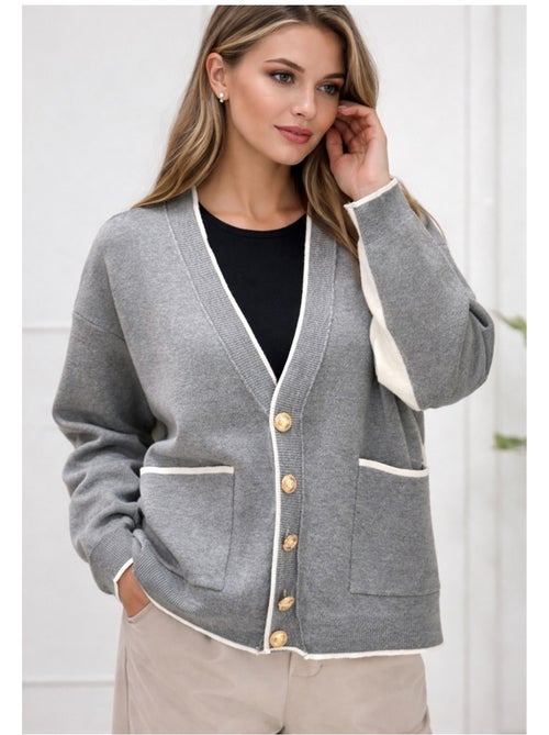 Chaleco Cardigan Kebello - Kiabi