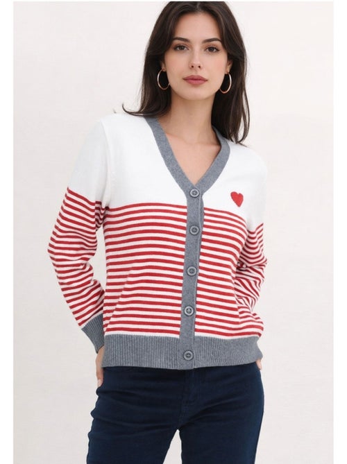 Chaleco Cardigan Kebello - Kiabi