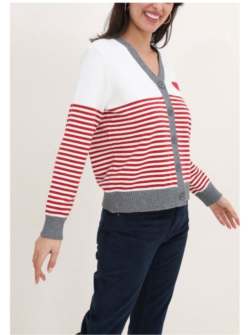 Chaleco Cardigan Kebello - Kiabi
