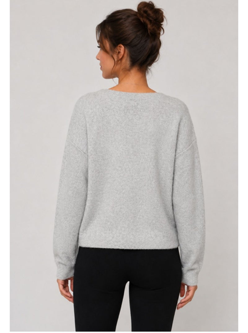 Chaleco Cardigan Kebello Gris - Kiabi