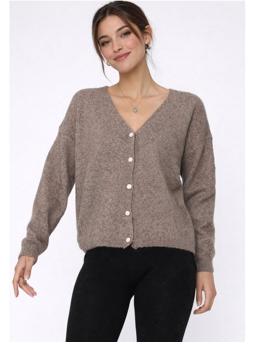 Chaleco Cardigan Kebello - Kiabi