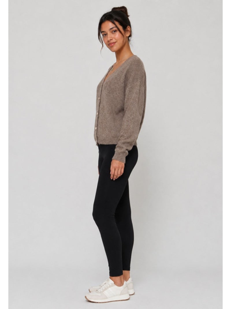 Chaleco Cardigan Kebello Marrón - Kiabi