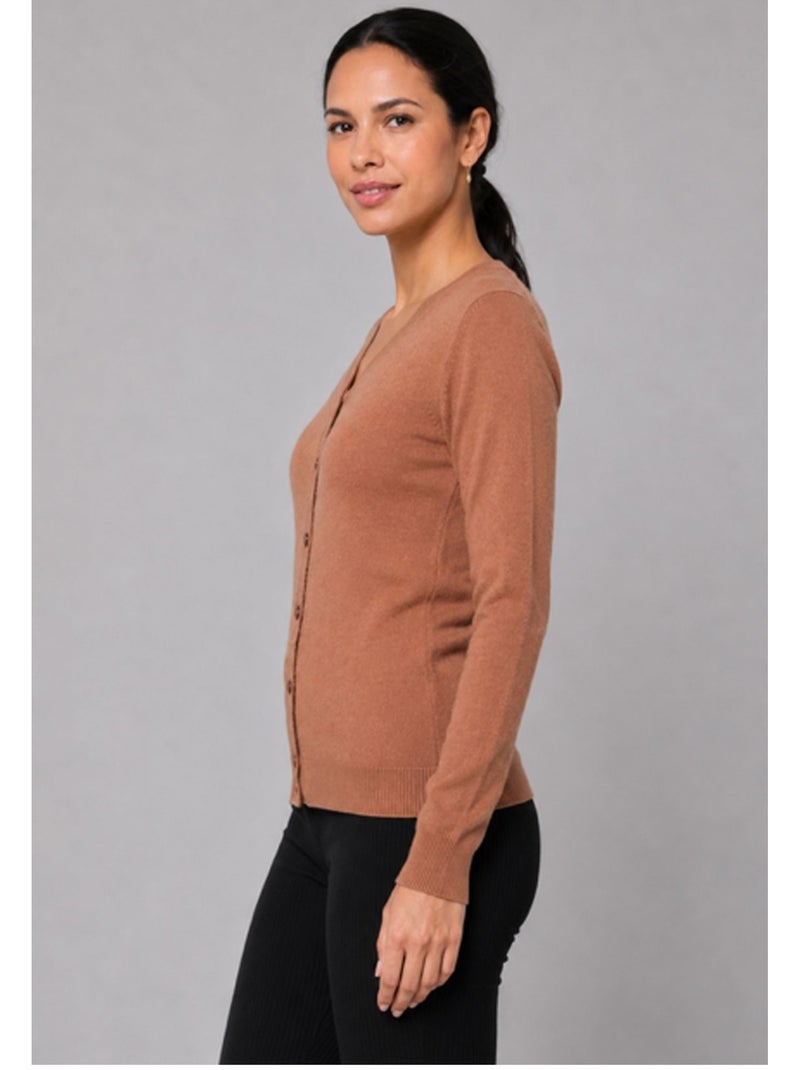 Chaleco Cardigan Kebello Marrón - Kiabi