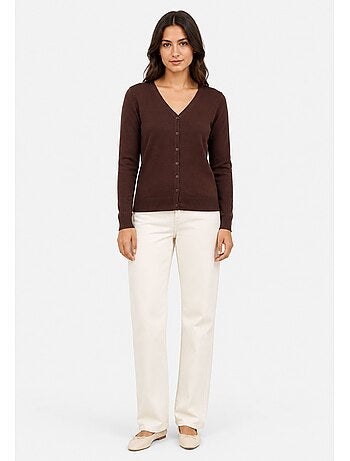 Chaleco cardigan kebello