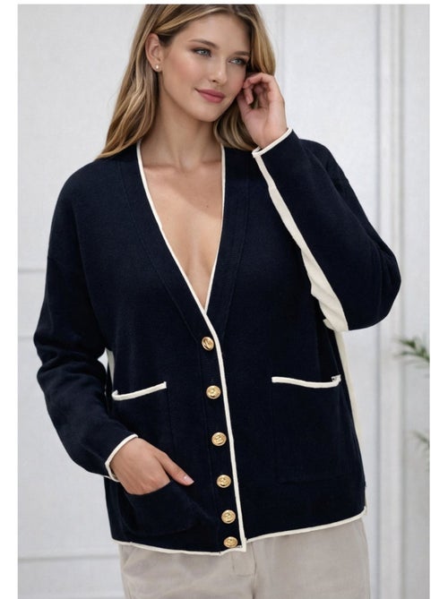 Chaleco Cardigan Kebello - Kiabi