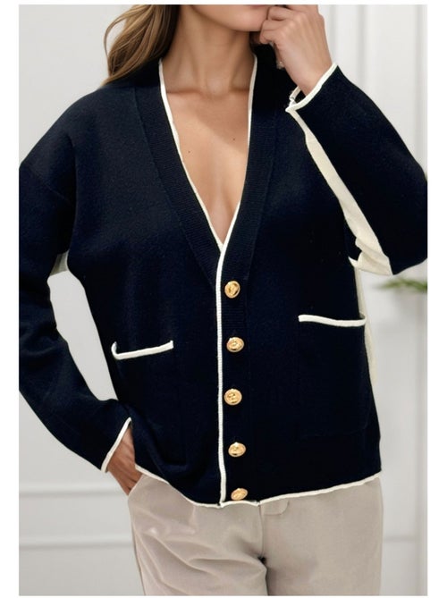 Chaleco Cardigan Kebello - Kiabi