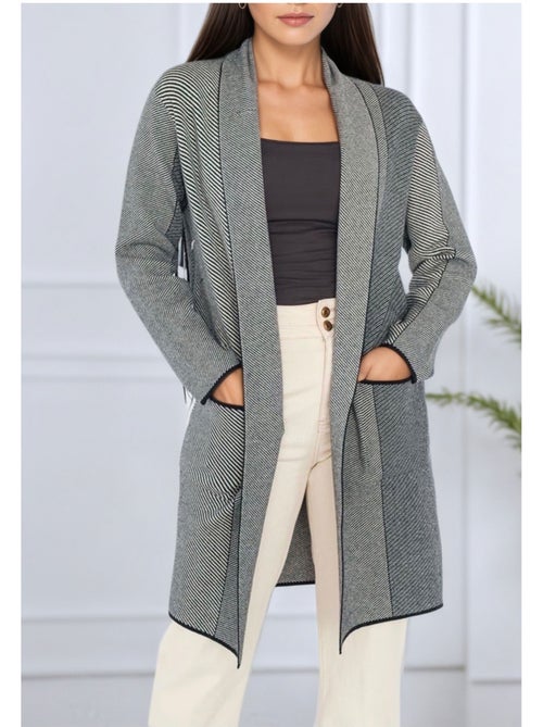 Chaleco Cardigan Kebello - Kiabi