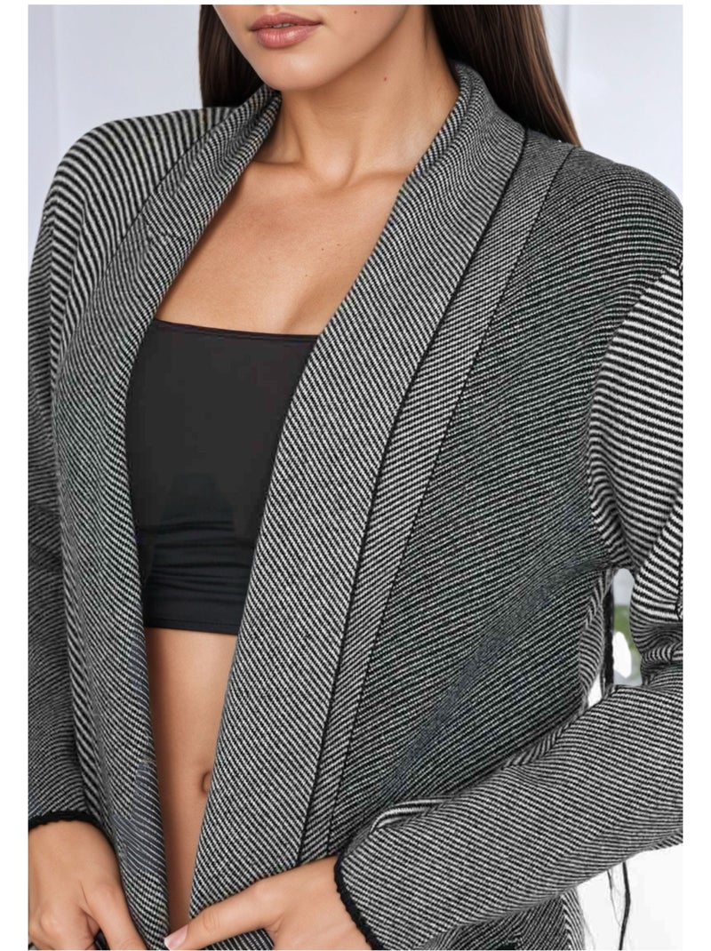 Chaleco Cardigan Kebello Negro Negro - Kiabi