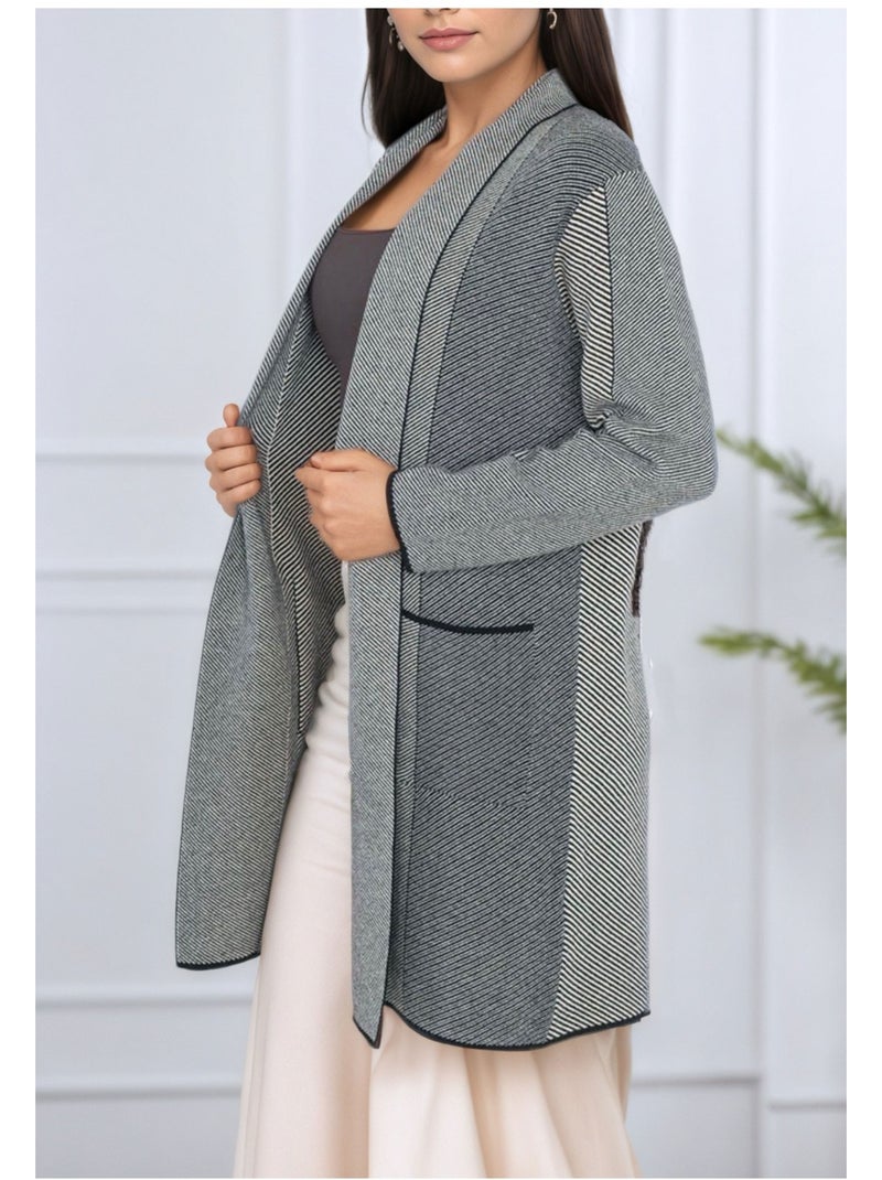 Chaleco Cardigan Kebello Negro Negro - Kiabi