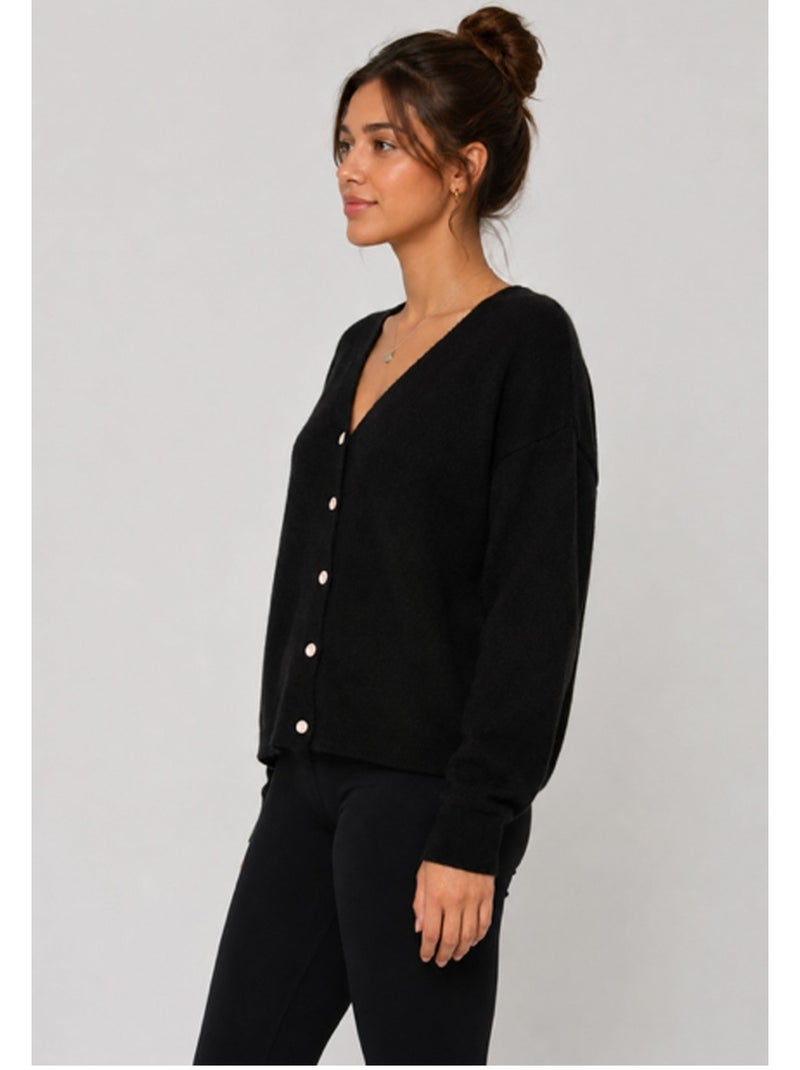Chaleco Cardigan Kebello Negro Negro - Kiabi