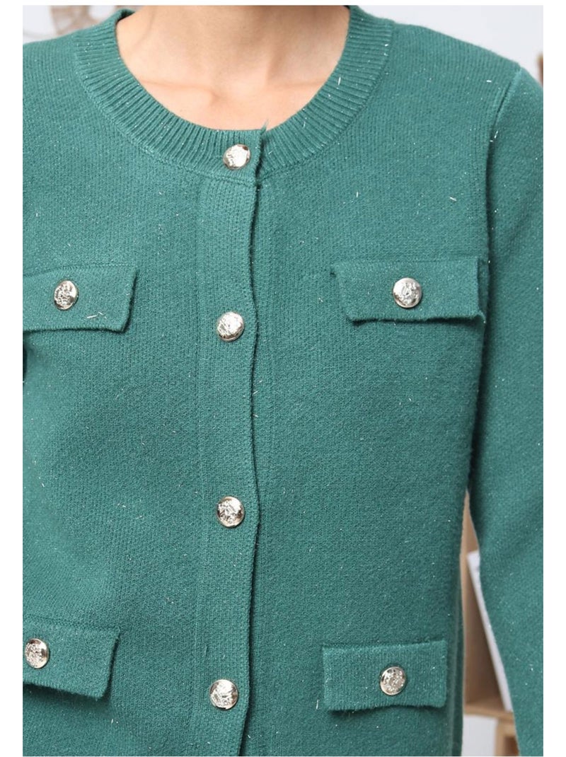 Chaleco Cardigan Kebello Verde - Kiabi