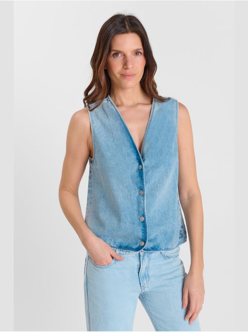 Chaleco CASSIS Azul - Kiabi