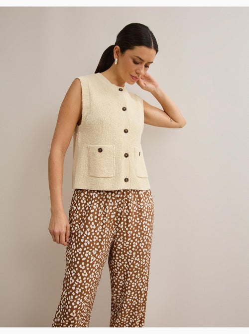 Chaleco clásico tejido, mo fashion - Kiabi