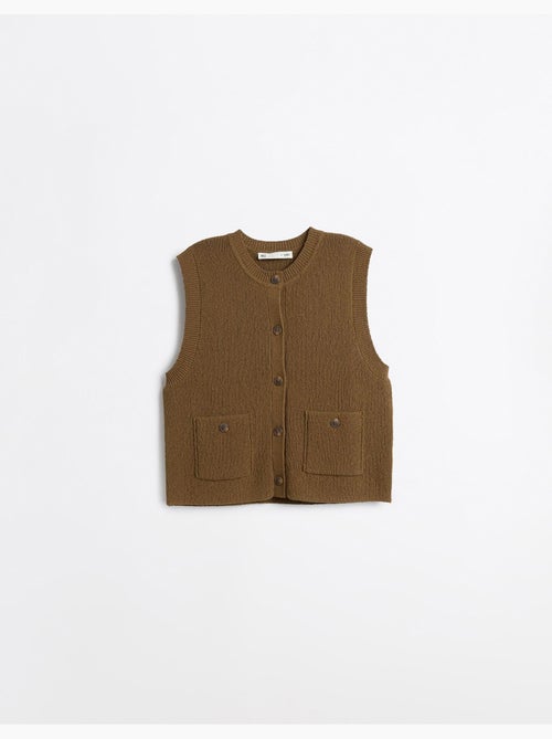 Chaleco clásico tejido, mo fashion - Kiabi